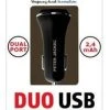 Peter Jäckel USB Car Charger Dual Port Schwarz