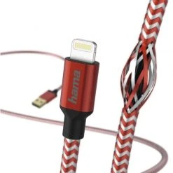 Hama Lightning-Kabel Reflected (1,5m) Rot -Apple-Geschäft 4a479012 5c44 4483 926d 136d6b8d548d 600x600