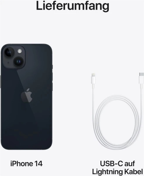 Apple IPhone 14 (256GB) Mitternacht 3 Apple IPhone 14 (256GB) Mitternacht – Bild 3