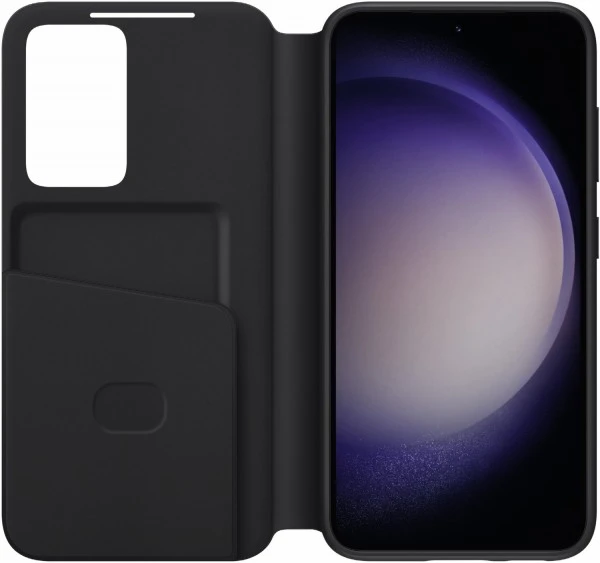 Samsung Smart View Wallet Case Für Galaxy S23 Schwarz 6 Samsung Smart View Wallet Case Für Galaxy S23 Schwarz – Bild 6