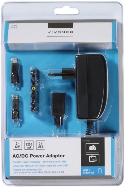 Vivanco PAH 30 (2250mA) Schwarz 2 Vivanco PAH 30 (2250mA) Schwarz – Bild 2