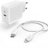 Hama Ladeset Lightning (18W) Weiss