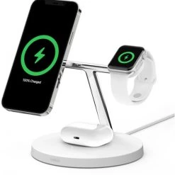 BELKIN Drahtlos 3-in-1-Ladegerät Mit MagSafe Weiß -Apple-Geschäft 57a9b59d dba2 42d1 9de6 7e4f98e0437e 600x600