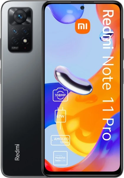 Xiaomi Redmi Note 11 Pro (6GB+128GB) Smartphone Graphite Gray 1 Xiaomi Redmi Note 11 Pro (6GB+128GB) Smartphone Graphite Gray