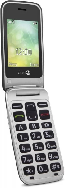 Doro 2424 Seniorenhandy Graphit-silber 1 Doro 2424 Seniorenhandy Graphit-silber
