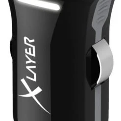 XLayer KFZ-Ladegerät USB Adapter 2.4A Colour Line Schwarz