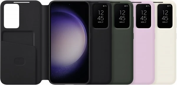 Samsung Smart View Wallet Case Für Galaxy S23 Schwarz 5 Samsung Smart View Wallet Case Für Galaxy S23 Schwarz – Bild 5