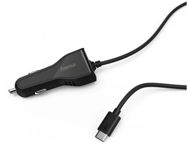 Hama Kfz-Ladegerät USB Type-C Schwarz 2 Hama Kfz-Ladegerät USB Type-C Schwarz – Bild 2