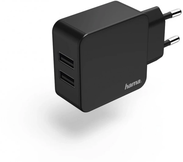 Hama 2-fach USB, 2,4A Ladegerät Sortiert 3 Hama 2-fach USB, 2,4A Ladegerät Sortiert – Bild 3