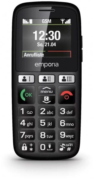 Emporia HAPPY Seniorenhandy Schwarz 4 Emporia HAPPY Seniorenhandy Schwarz – Bild 4