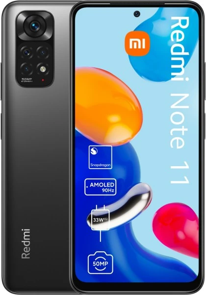 Xiaomi Redmi Note 11 (4GB+128GB) Smartphone Graphite Gray 1 Xiaomi Redmi Note 11 (4GB+128GB) Smartphone Graphite Gray