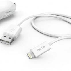 Hama Kfz-Ladeset Lightning Weiß