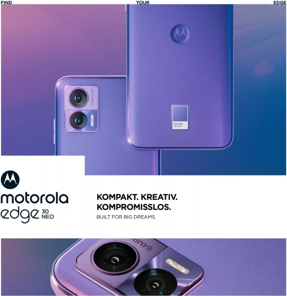 Motorola Edge 30 Neo Smartphone Very Peri 6 Motorola Edge 30 Neo Smartphone Very Peri – Bild 6