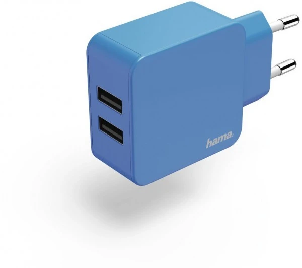 Hama 2-fach USB, 2,4A Ladegerät Sortiert 2 Hama 2-fach USB, 2,4A Ladegerät Sortiert – Bild 2