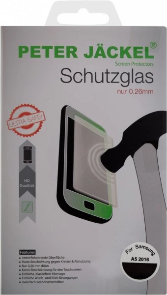 Peter Jäckel HD Glass Protector Displayschutzfolie Für Galaxy A5 (2016) 1 Peter Jäckel HD Glass Protector Displayschutzfolie Für Galaxy A5 (2016)