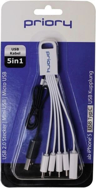 Priory USB 5in1 Ladekabel 1 Priory USB 5in1 Ladekabel