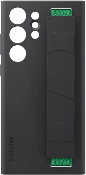 Samsung Silicone Grip Case Für Galaxy S23 Ultra Schwarz 1 Samsung Silicone Grip Case Für Galaxy S23 Ultra Schwarz