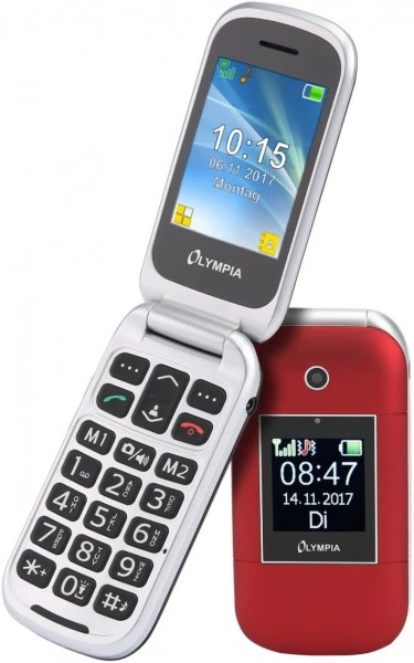 Olympia Janus Seniorenhandy Rot 3 Olympia Janus Seniorenhandy Rot – Bild 3