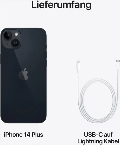 Apple IPhone 14 Plus (128GB) Mitternacht 2 Apple IPhone 14 Plus (128GB) Mitternacht – Bild 2