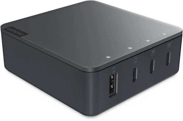 Lenovo Go Multi-Port Charger (130W) Sturmgrau 4 Lenovo Go Multi-Port Charger (130W) Sturmgrau – Bild 4