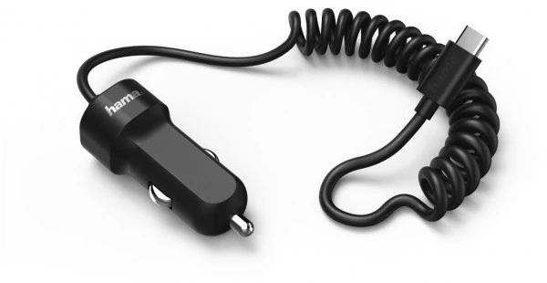 Hama Kfz-Ladegerät USB Type-C (2,4A) Schwarz 3 Hama Kfz-Ladegerät USB Type-C (2,4A) Schwarz – Bild 3