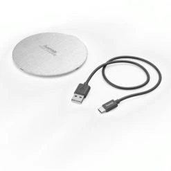 Hama FC10 Metal Kabelloses Ladegerät Silber/weiß