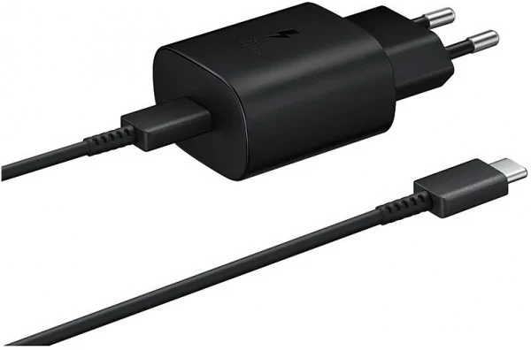 Samsung USB-C Schnellladegerät (25W) Schwarz 2 Samsung USB-C Schnellladegerät (25W) Schwarz – Bild 2