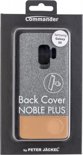 Commander Back Cover NOBLE PLUS Für G960 Galaxy S9 Grau/braun 2 Commander Back Cover NOBLE PLUS Für G960 Galaxy S9 Grau/braun – Bild 2