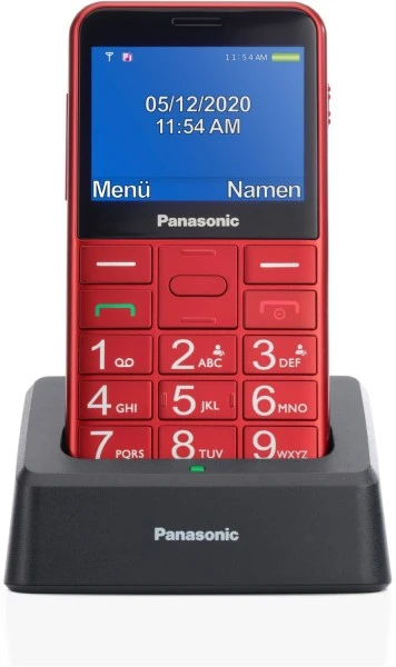 Panasonic KX-TU155 Seniorenhandy Rot 1 Panasonic KX-TU155 Seniorenhandy Rot