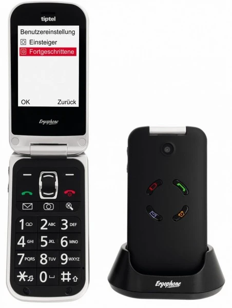 Tiptel Ergophone 6120 Seniorenhandy Schwarz 3 Tiptel Ergophone 6120 Seniorenhandy Schwarz – Bild 3