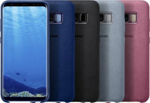 Samsung Alcantara Cover Für Galaxy S8+ Mintgrün 2 Samsung Alcantara Cover Für Galaxy S8+ Mintgrün – Bild 2