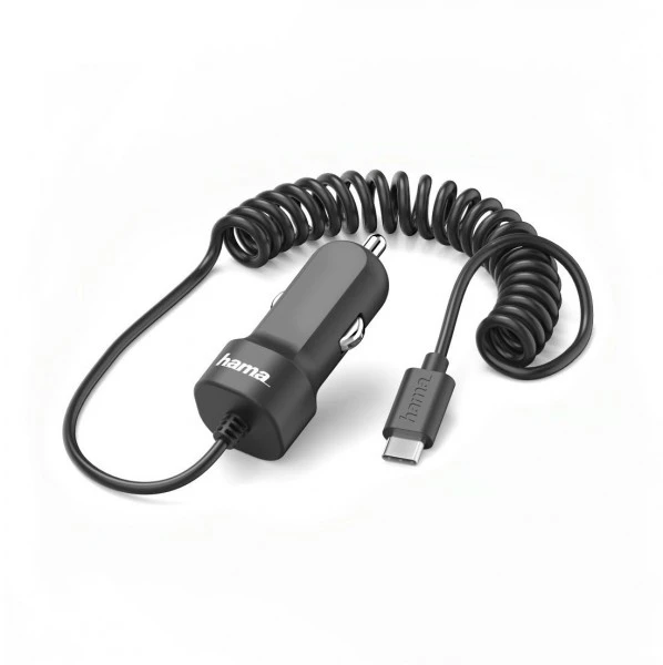Hama Kfz-Ladegerät USB Type-C (2,4A) Schwarz 2 Hama Kfz-Ladegerät USB Type-C (2,4A) Schwarz – Bild 2