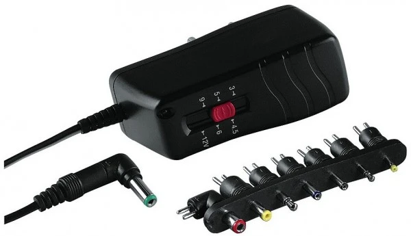 Hama Electronic 2.5, 2500mA, Stab. Universal-Netzteil Schwarz 1 Hama Electronic 2.5, 2500mA, Stab. Universal-Netzteil Schwarz