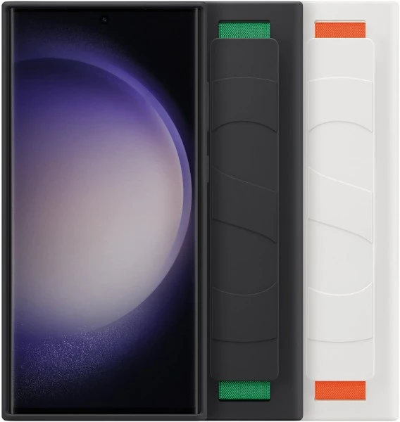 Samsung Silicone Grip Case Für Galaxy S23 Ultra Schwarz 4 Samsung Silicone Grip Case Für Galaxy S23 Ultra Schwarz – Bild 4