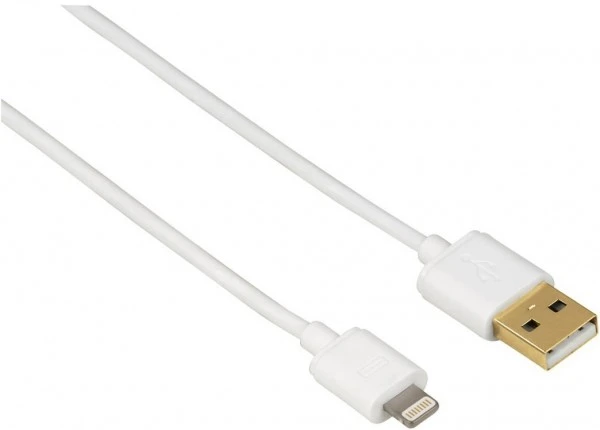 Hama USB-Kabel Für Apple IPhone 5 Weiß 1 Hama USB-Kabel Für Apple IPhone 5 Weiß