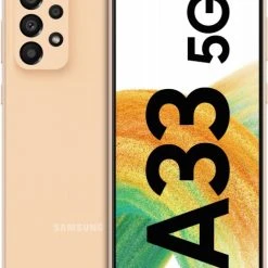 Samsung Galaxy A33 5G Smartphone Awesome Peach