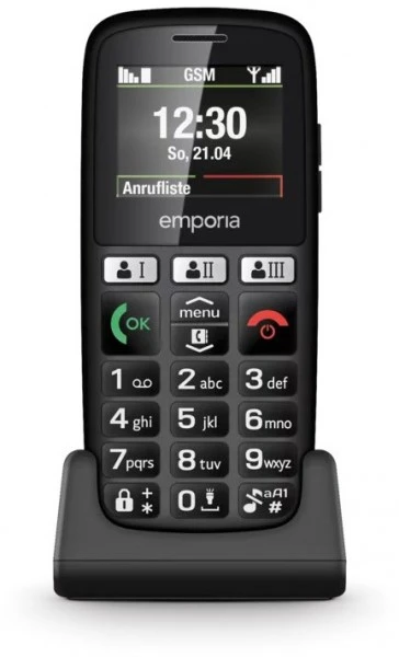 Emporia HAPPY Seniorenhandy Schwarz 1 Emporia HAPPY Seniorenhandy Schwarz