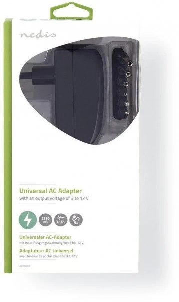 Nedis ACPA007 AC-Universalnetzteil 4 Nedis ACPA007 AC-Universalnetzteil – Bild 4