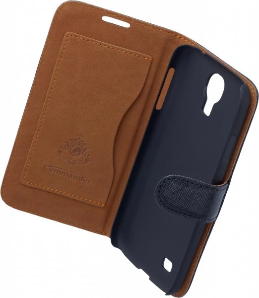 Commander Book Case Elite Cross (Leder) Für Galaxy S4 Schwarz 2 Commander Book Case Elite Cross (Leder) Für Galaxy S4 Schwarz – Bild 2