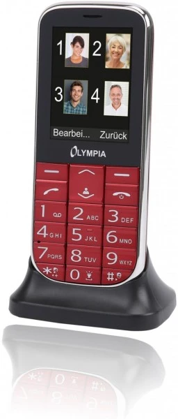 Olympia Joy II Seniorenhandy Rot 1 Olympia Joy II Seniorenhandy Rot