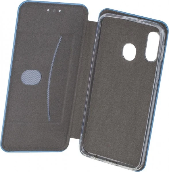 Commander Book Case CURVE Soft Touch Für Galaxy A20e Hellblau 4 Commander Book Case CURVE Soft Touch Für Galaxy A20e Hellblau – Bild 4