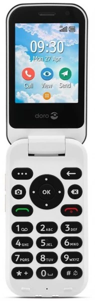 Doro 7080 Seniorenhandy Graphit/weiß 6 Doro 7080 Seniorenhandy Graphit/weiß – Bild 6