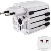 Hama Weltreisestecker MUV Micro 2-polig Weiß