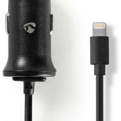 Nedis CCHAL240ABK Lightn. Kfz-Ladegerät Schwarz