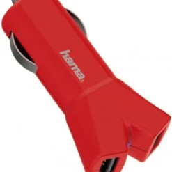 Hama 12V-Ladegerät Color Line Rot