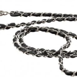 Hama Cross-Body-Band Kette Schwarz/silber