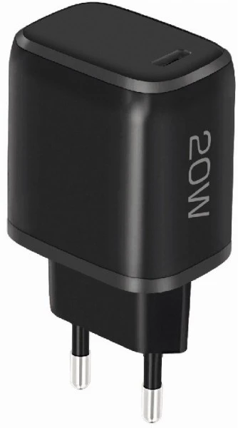 Peter Jäckel Schnellladegerät USB Type-C (20W) Schwarz 1 Peter Jäckel Schnellladegerät USB Type-C (20W) Schwarz