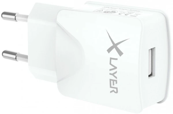 XLayer Colour Line USB Netzteil 2.1A Weiß 2 XLayer Colour Line USB Netzteil 2.1A Weiß – Bild 2