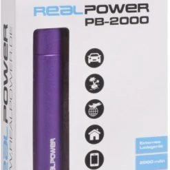 Alternative view of Ultron Realpower PB 2000 Alu Ladegerät Lila
