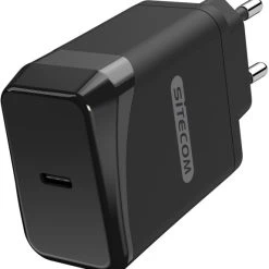 Sitecom CH-015 USB Wall Charger (30W) 1x USB-C PD Schwarz